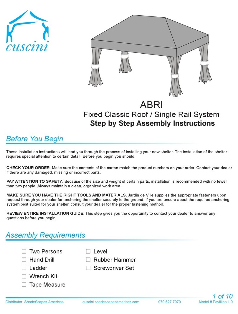 Cuscini ABRI Bedienungsanleitung