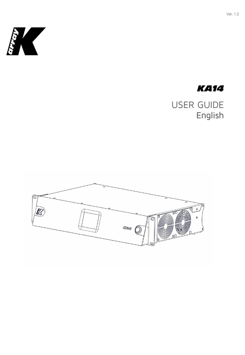 K-array KA14 Bedienungsanleitung