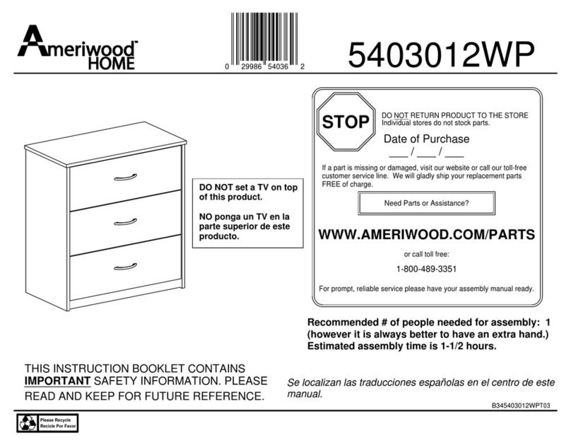 Ameriwood HOME 5403012WP Bedienungsanleitung