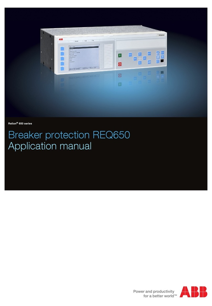 ABB Relion REQ650 Gebrauchsanweisung