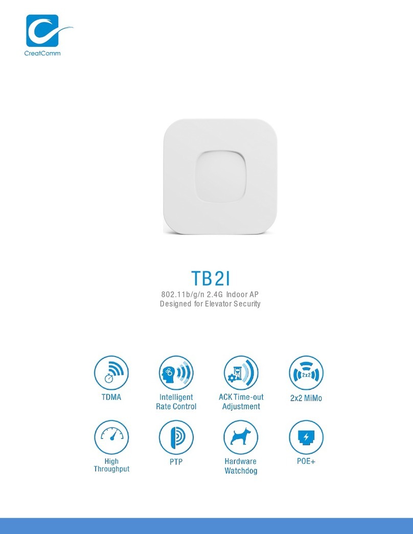 CREATCOM TB21 Bedienungsanleitung