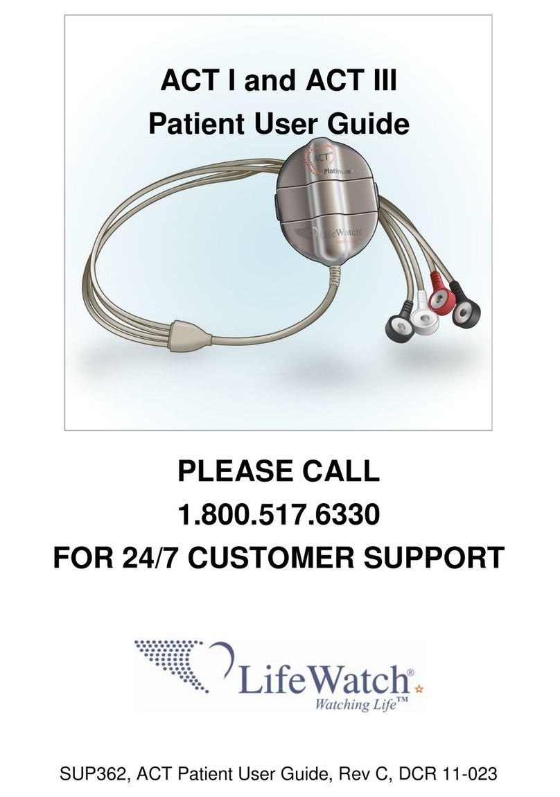 LifeWatch ACT I Bedienungsanleitung LifeWatch ACT I Bedienungsanleitung