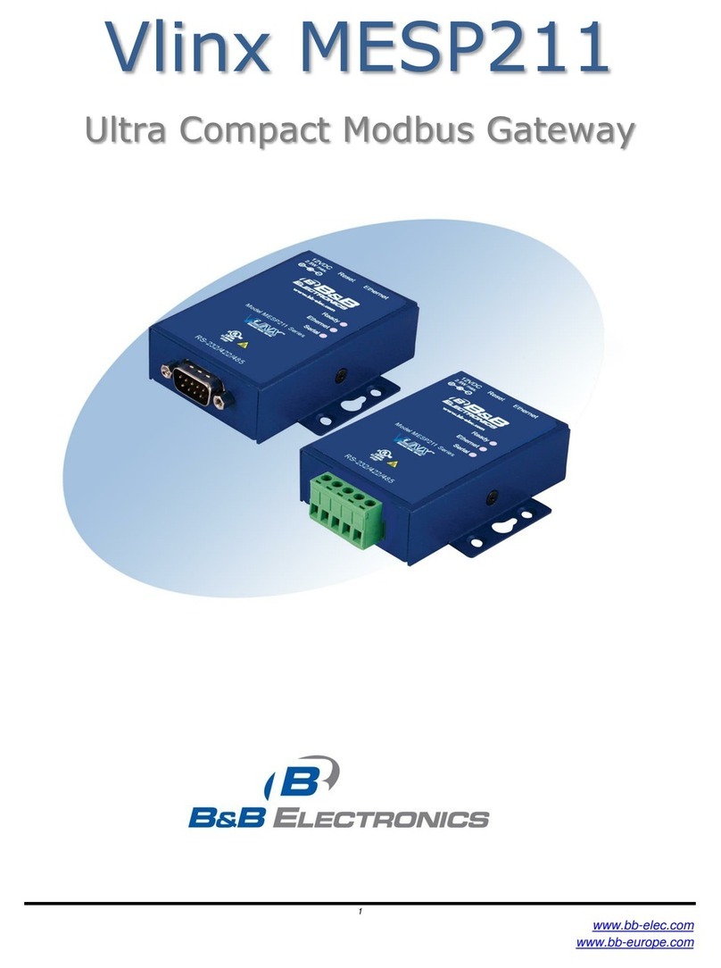 B&B Electronics Vlinx MESP211 Bedienungsanleitung