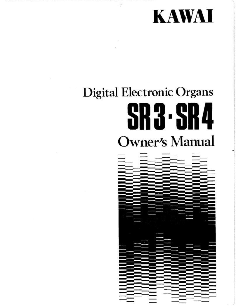 Kawai SR3 Bedienungsanleitung