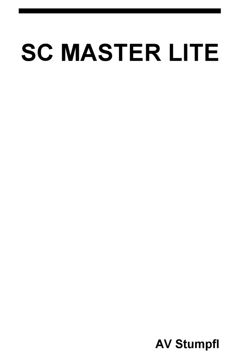 AVstumpfl SC MASTER LITE Bedienungsanleitung