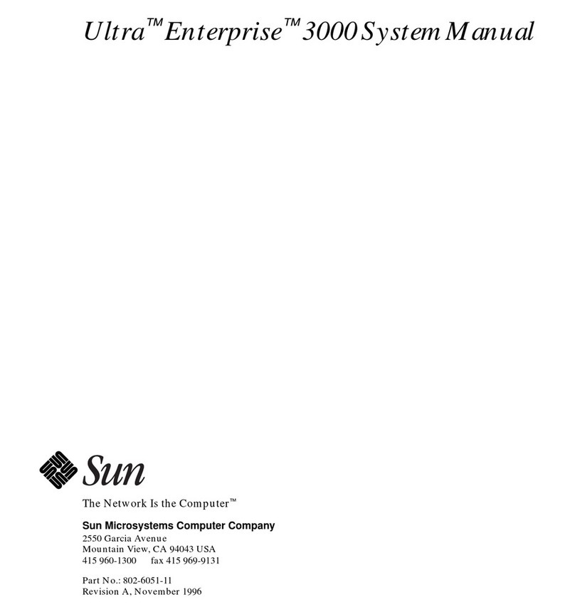 Sun Microsystems Ultra Enterprise 3000 Benutzerhandbuch