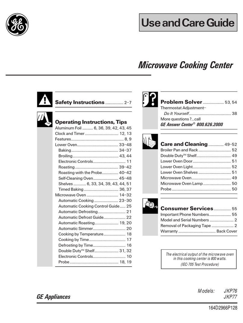 GE JKP76 Bedienungsanleitung