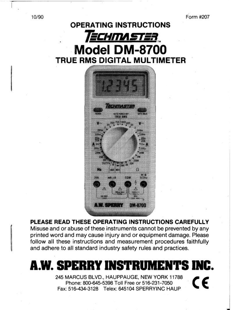 Techmaster DM-8700 Bedienungsanleitung