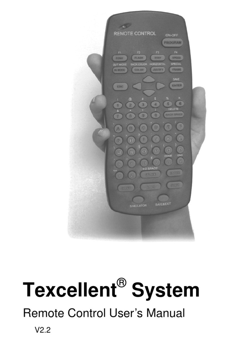 Texcellent System Remote Control Box Bedienungsanleitung