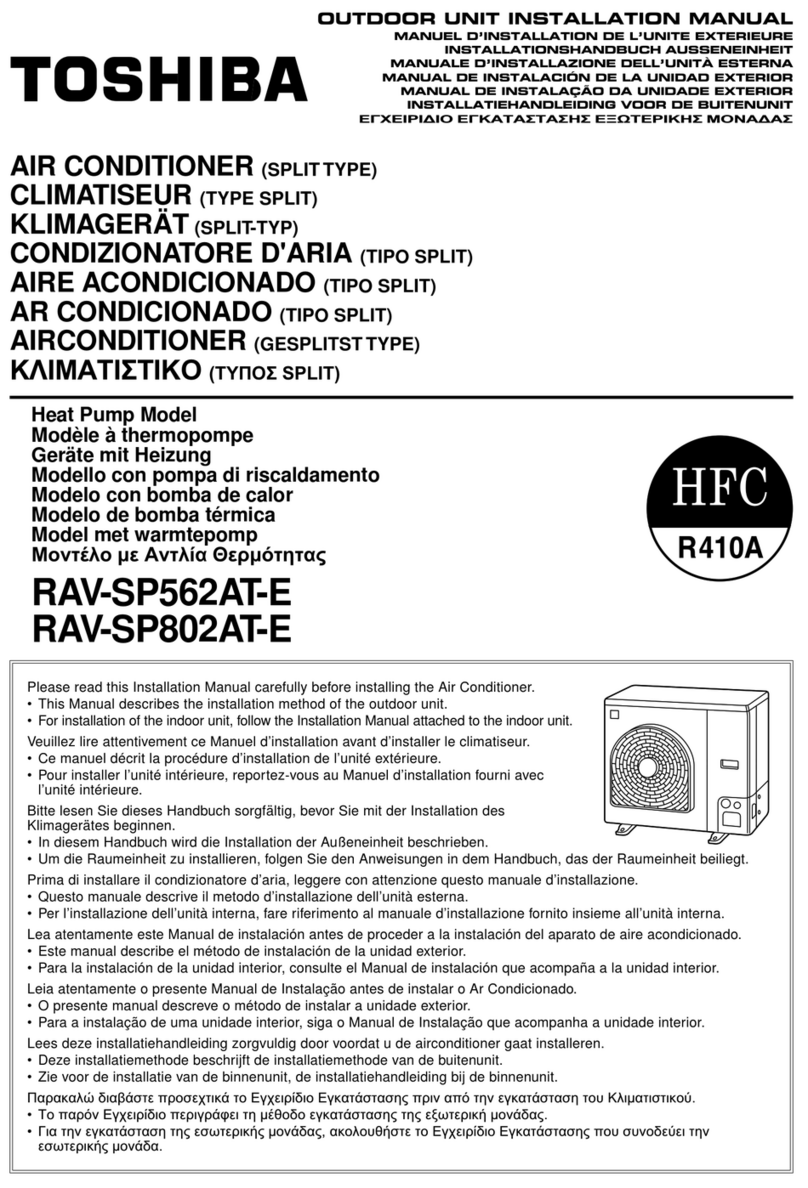 Toshiba RAV-SP562AT-E Bedienungsanleitung