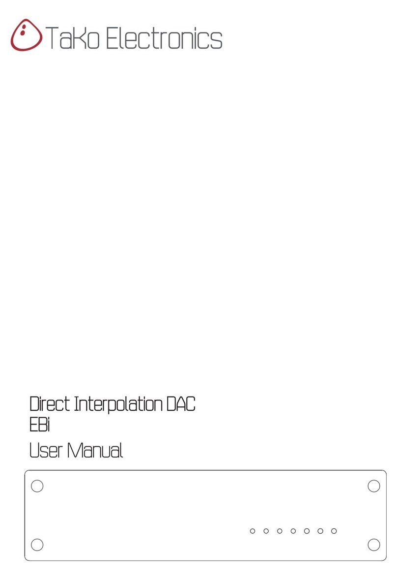 TaKo Electronics EBi Direct Interpolation DAC Bedienungsanleitung