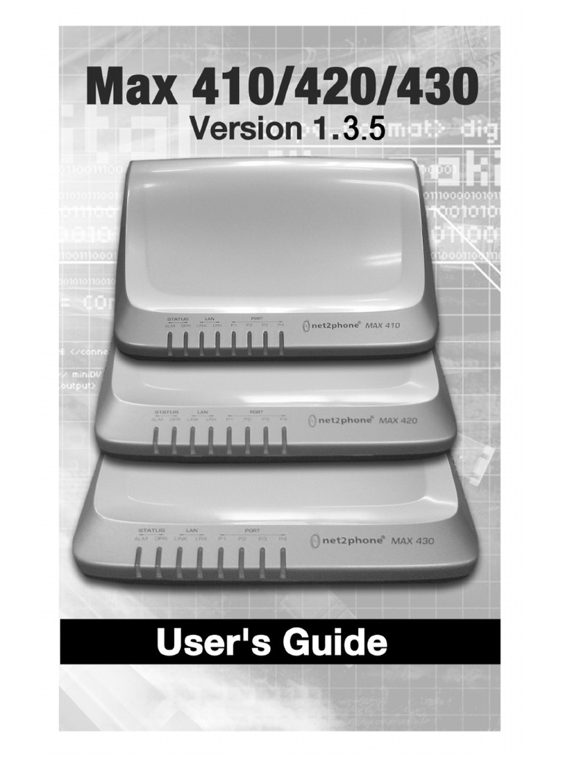 Net2Phone Max 410 Bedienungsanleitung