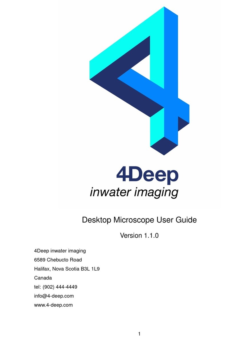 4Deep Desktop Microscope Bedienungsanleitung