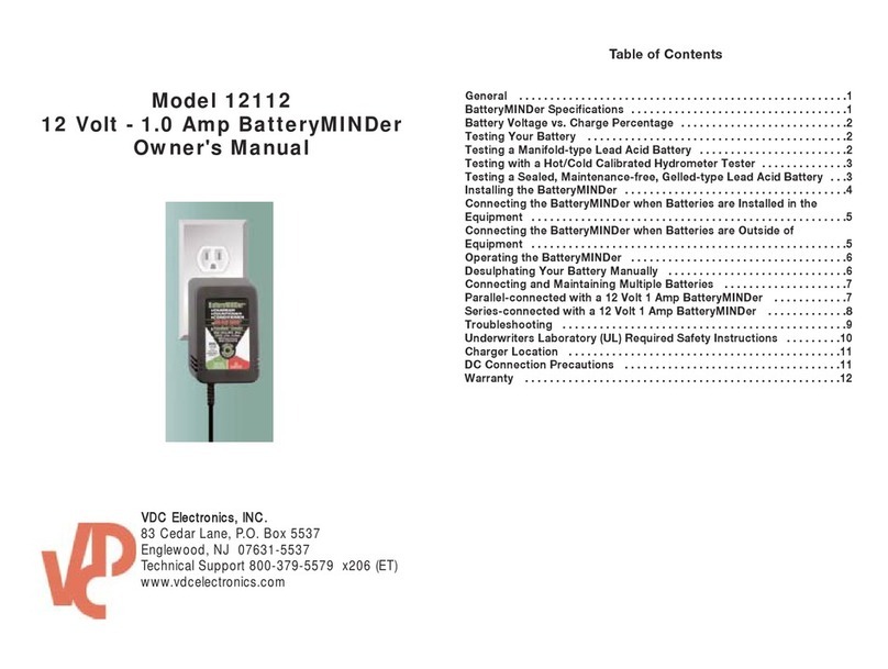 VDC Electronics 12112 Bedienungsanleitung