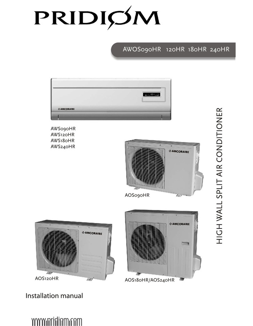 Pridiom AWS090HR Gebrauchs- und Pflegehandbuch Pridiom AWS090HR Gebrauchs- und Pflegehandbuch