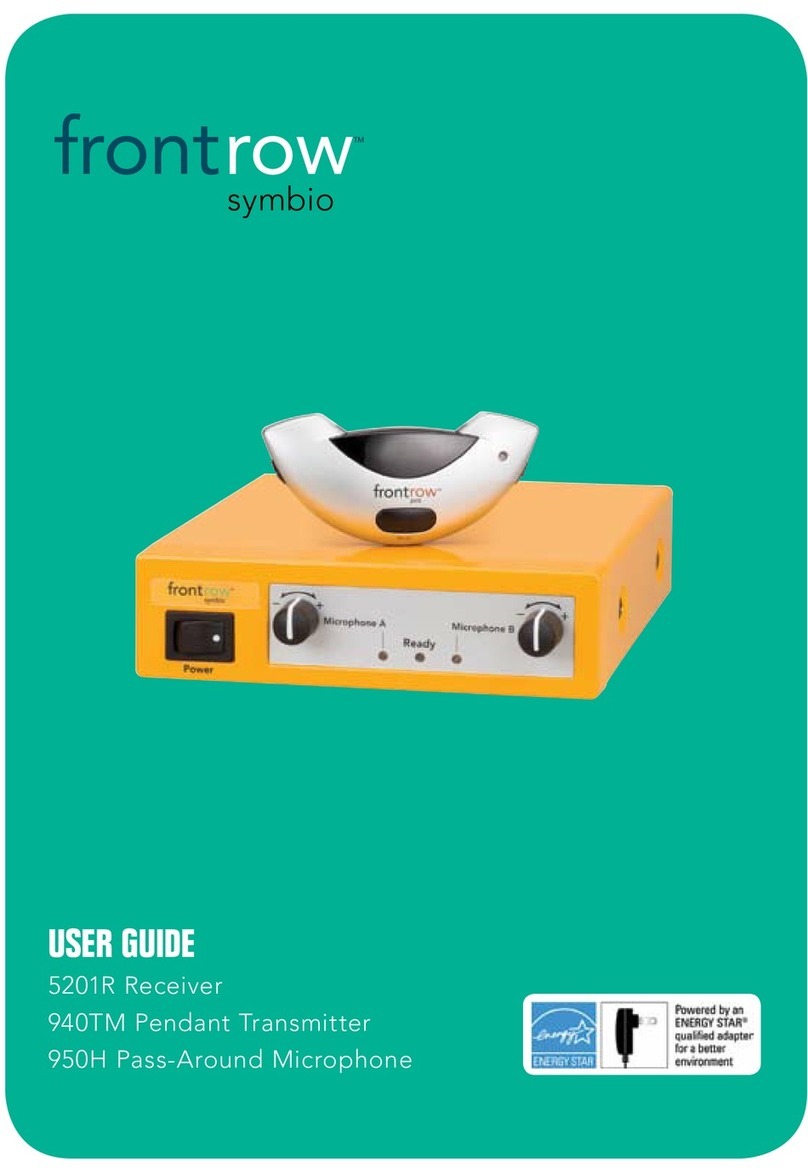 FrontRow symbio Bedienungsanleitung FrontRow symbio Bedienungsanleitung