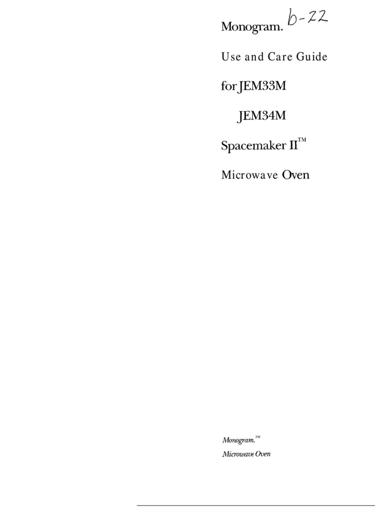 Monogram Spacemaker II JEM34M Bedienungsanleitung