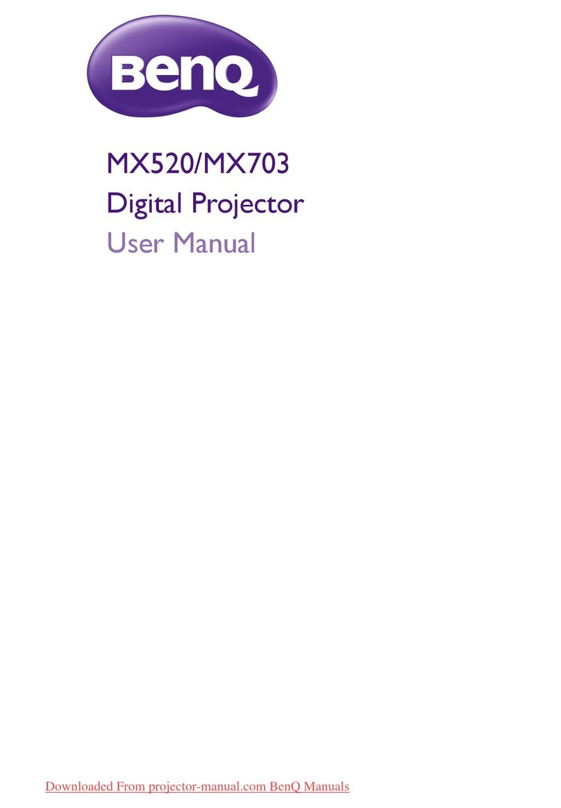 BenQ MX520 Bedienungsanleitung BenQ MX520 Bedienungsanleitung