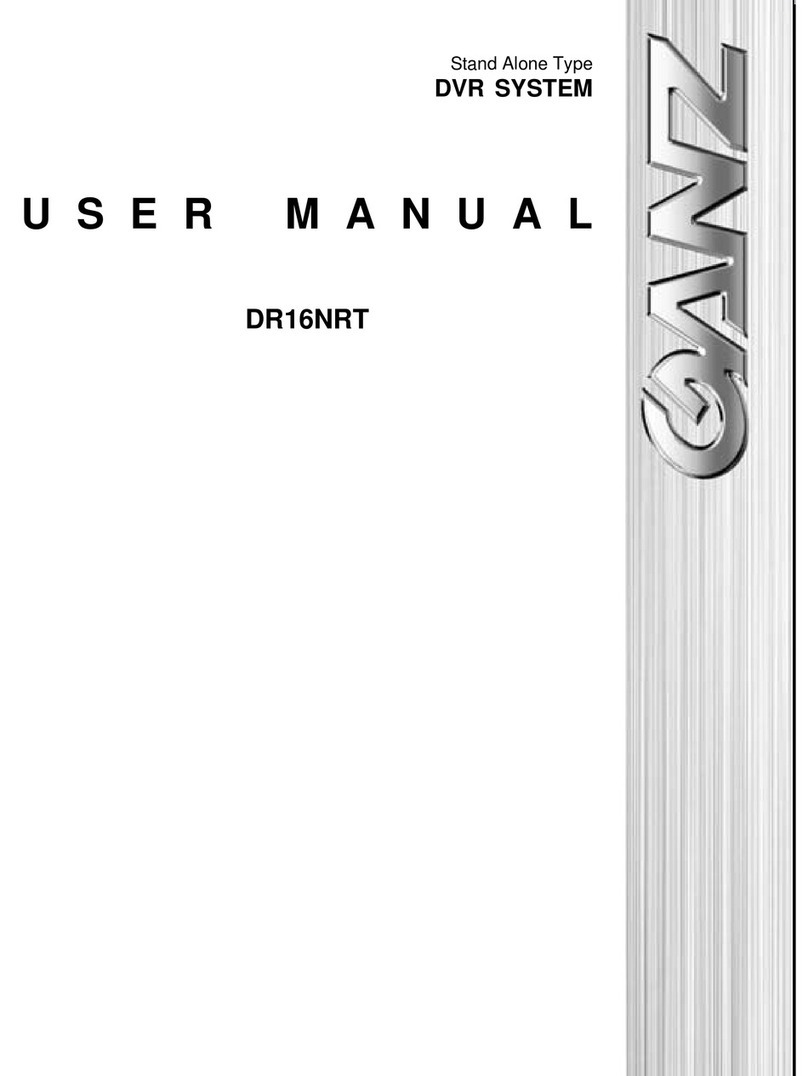 Ganz DR16NRT Bedienungsanleitung