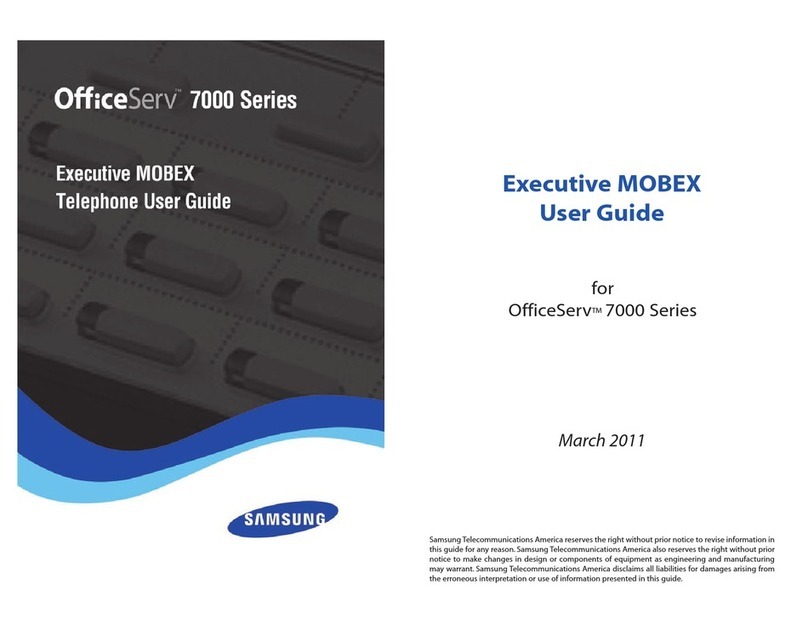 Samsung Executive MOBEX Bedienungsanleitung