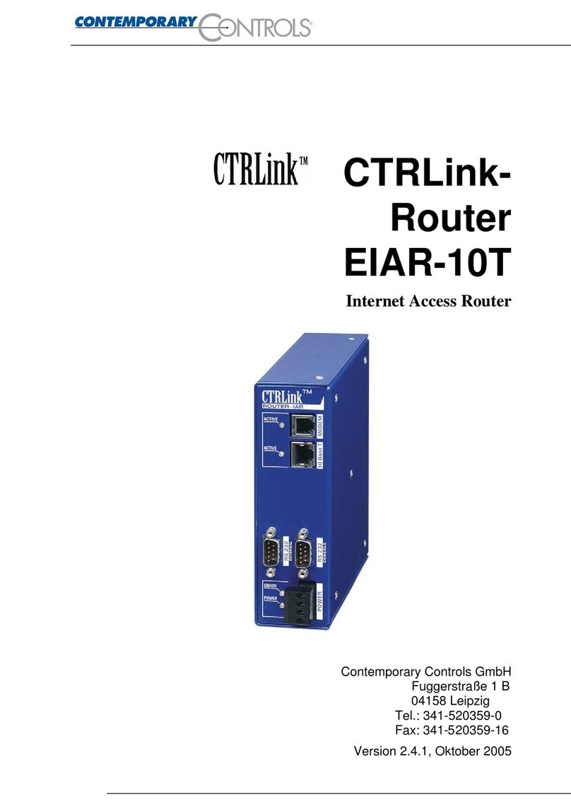 Contemporary Controls CTRLink EIAR-10T Bedienungsanleitung Contemporary Controls CTRLink EIAR-10T Bedienungsanleitung