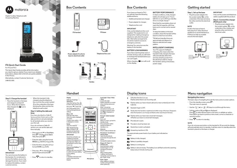 Motorola IT6 Bedienungsanleitung