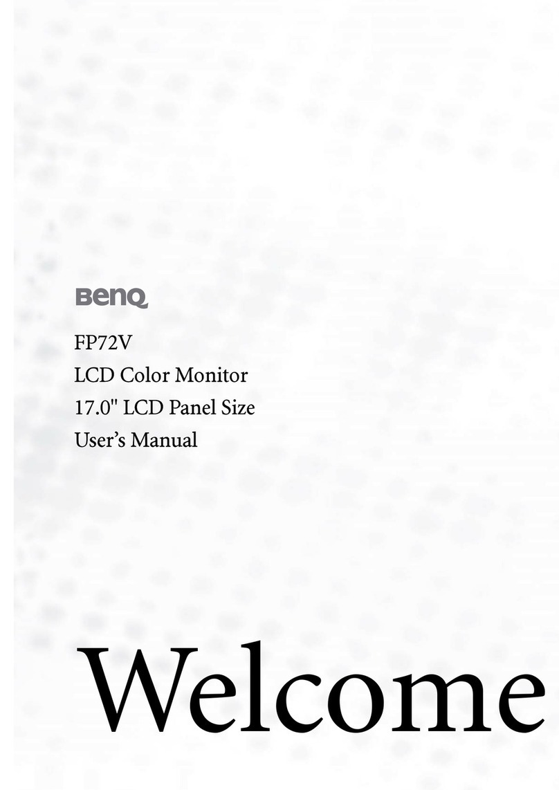 BenQ FP72V Bedienungsanleitung