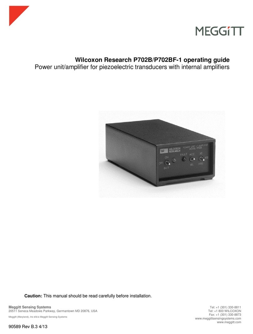 Meggitt P702B Bedienungsanleitung