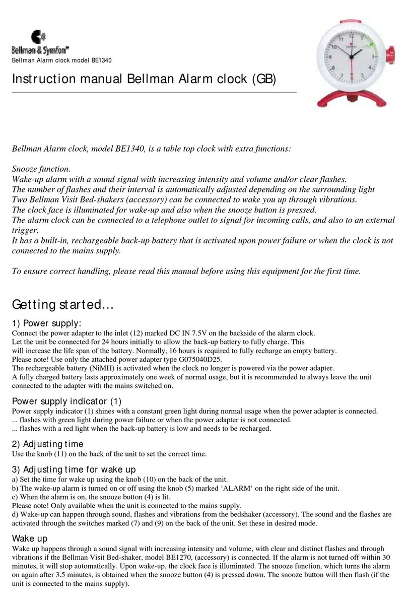 Bellman & Symfon BE1340 Bedienungsanleitung