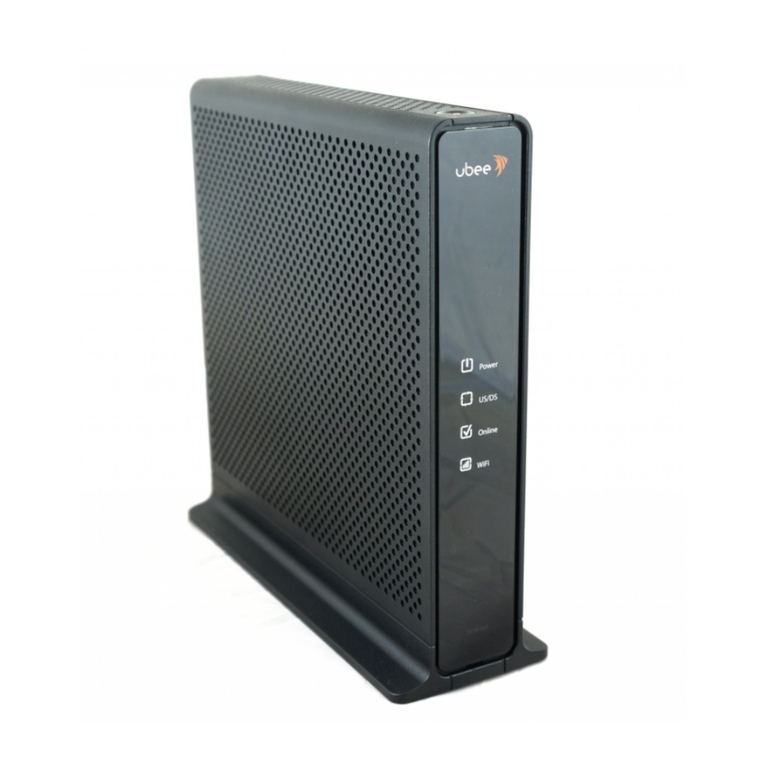 Ubee DDW365 Bedienungsanleitung