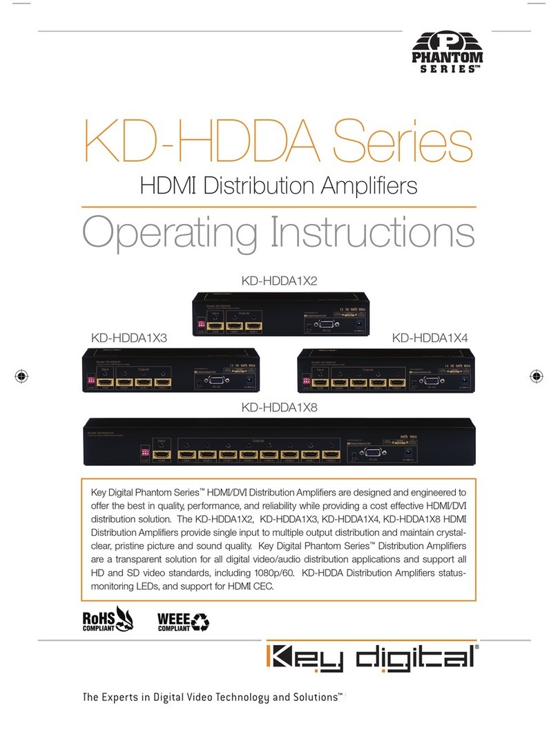 Phantom KD-HDDA1X2 Bedienungsanleitung