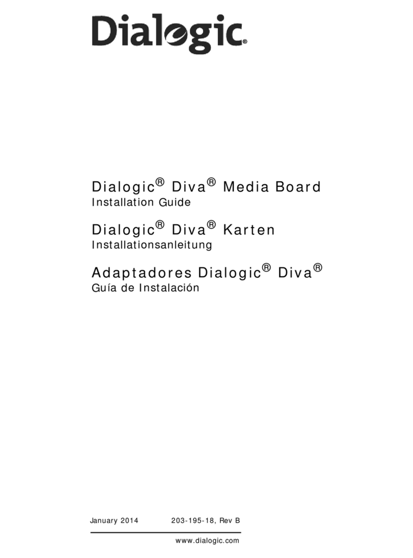 Dialogic Diva Bedienungsanleitung