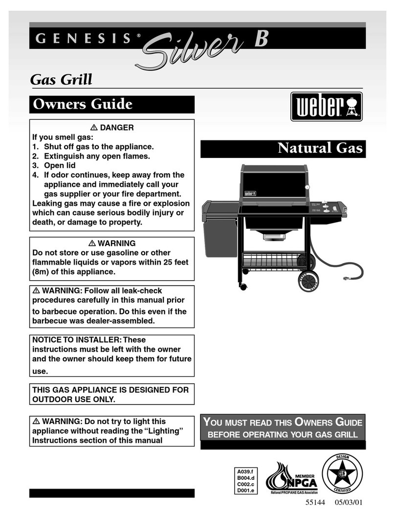 Weber Genesis Silver B Bedienungsanleitung