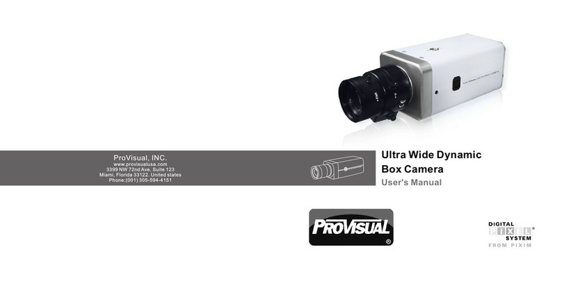ProVisual Box camera Bedienungsanleitung