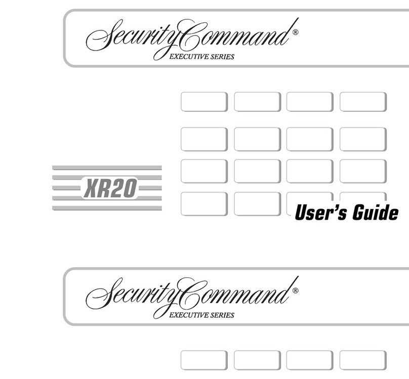 Security Command XR20 Executive Series Bedienungsanleitung