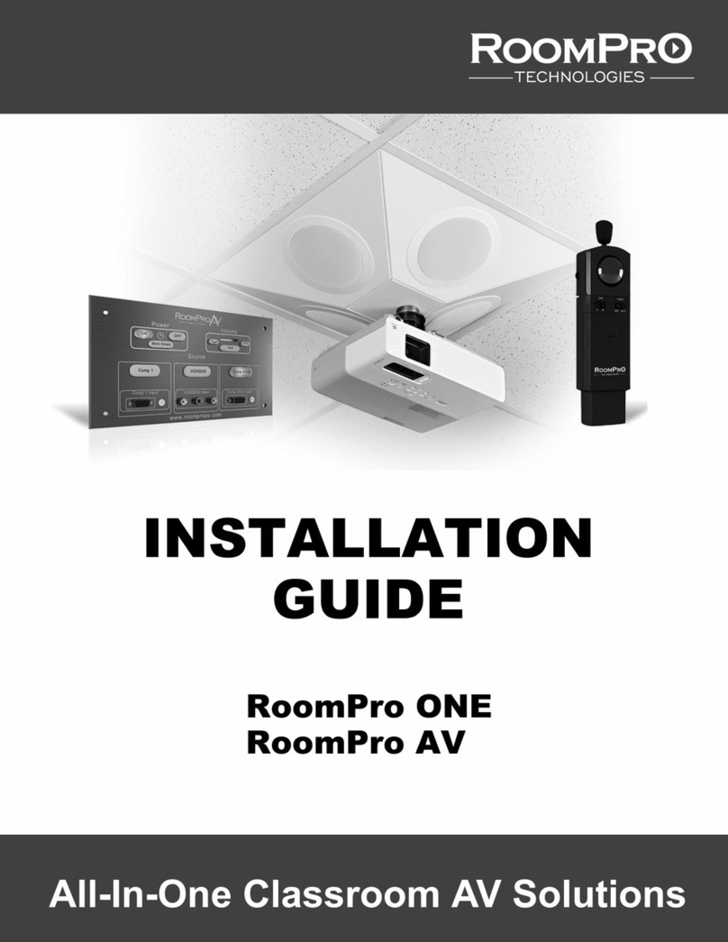 RoomPro ONE Bedienungsanleitung