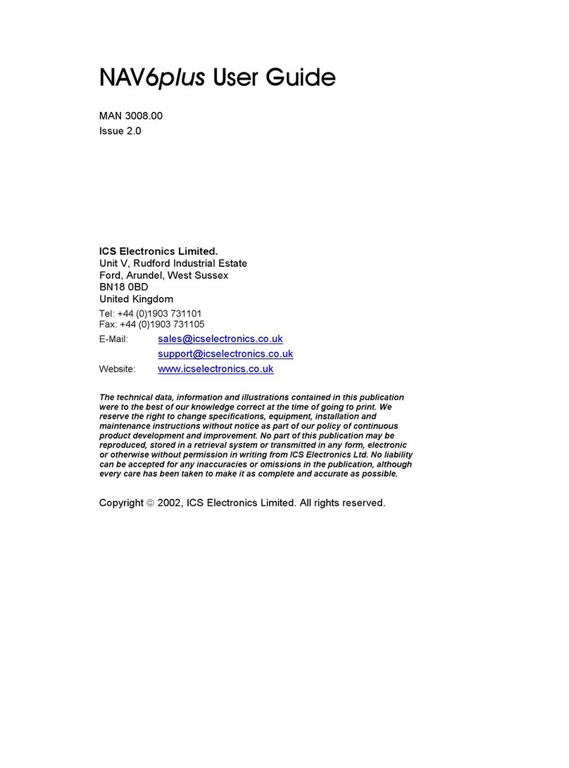ICS Nav6plus Bedienungsanleitung