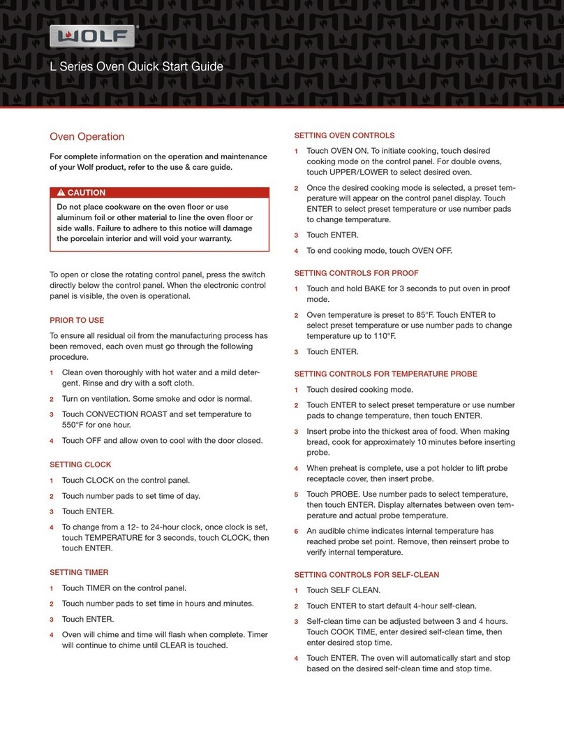 Wolf L Series Bedienungsanleitung