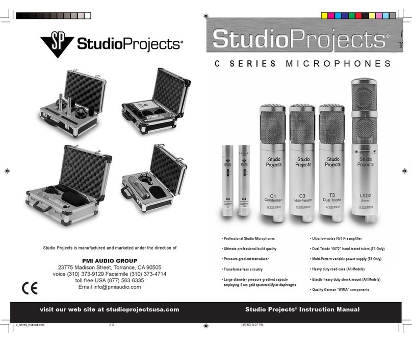 STUDIO PROJECTS C1 Bedienungsanleitung