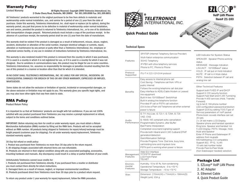 EZLoop EZLOOP 21-103 Bedienungsanleitung