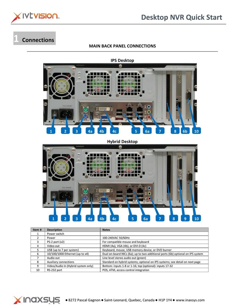 IVTVISION Desktop NVR Bedienungsanleitung