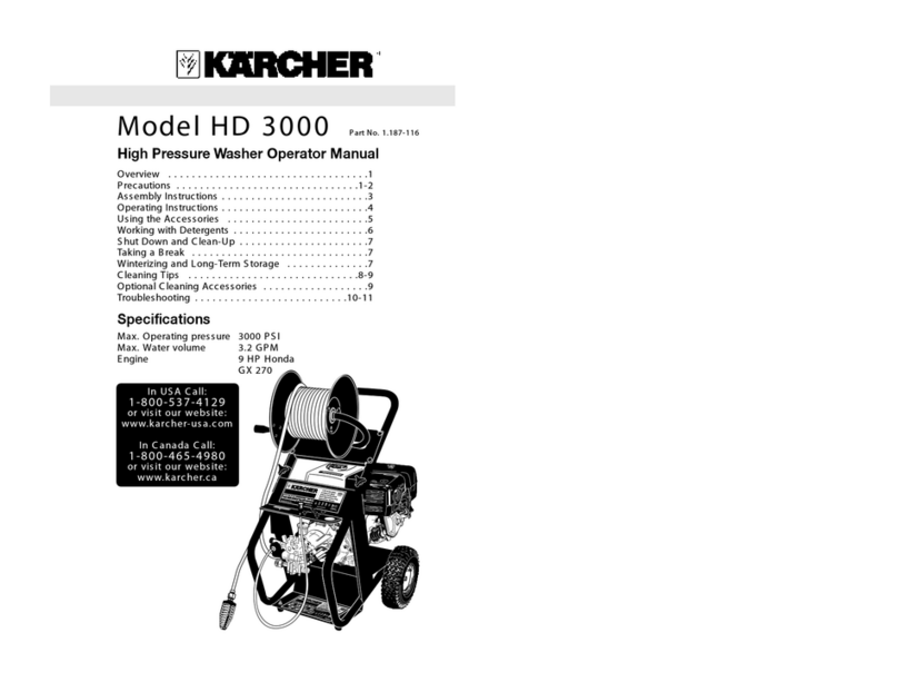 Kärcher HD 3000 Bedienungsanleitung