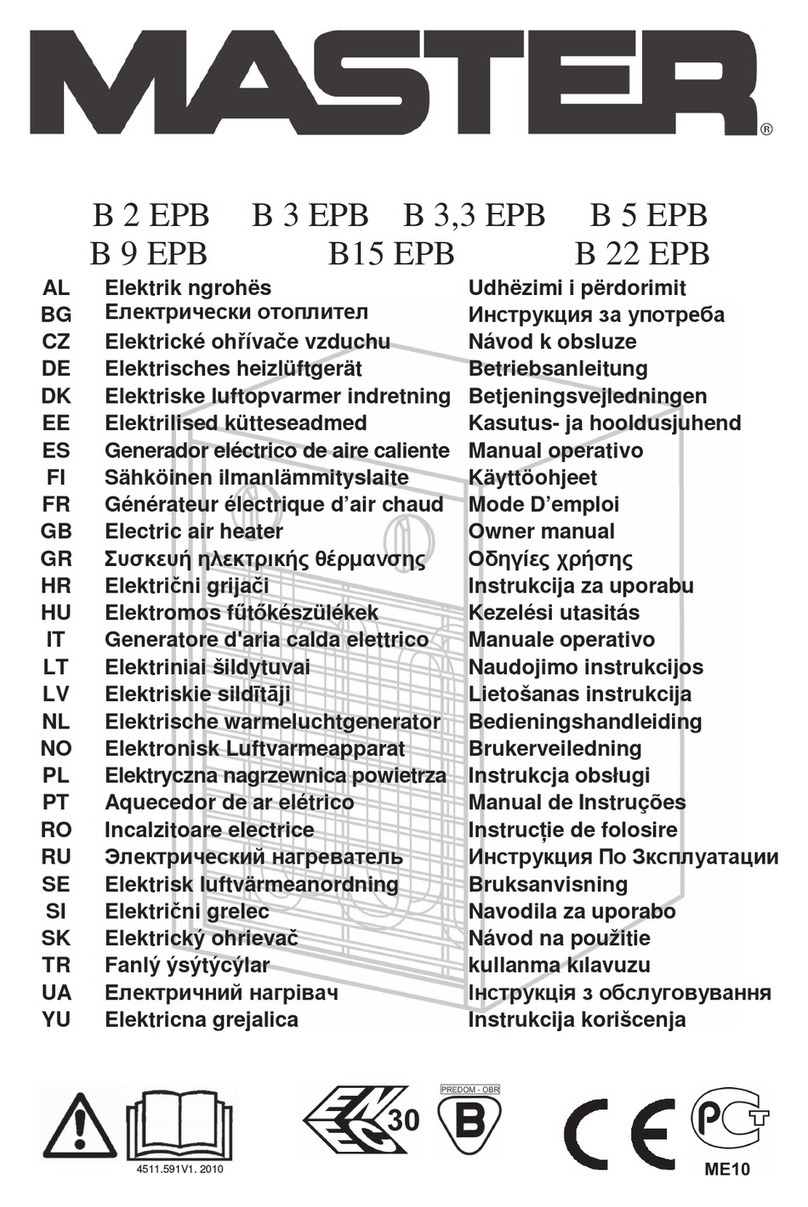 Master B15 EPB Bedienungsanleitung
