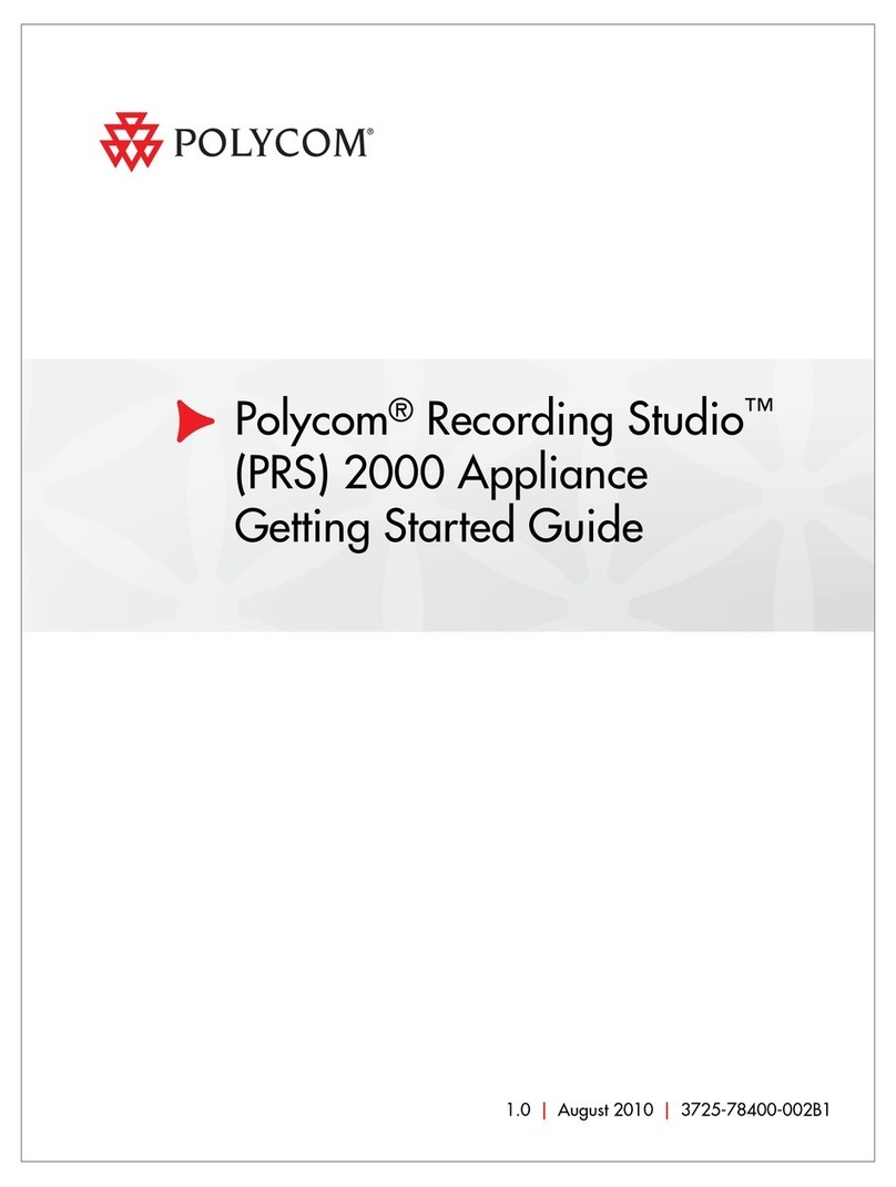Polycom PRS 2000 Bedienungsanleitung