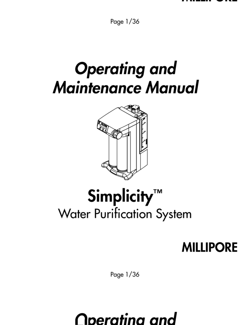 Millipore Simplicity Betriebsanleitung