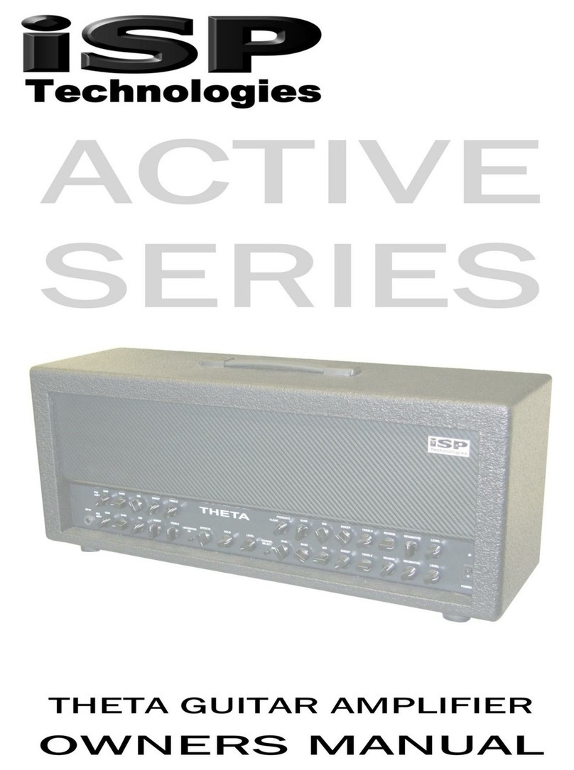 iSP Technologies Theta Active Series Bedienungsanleitung