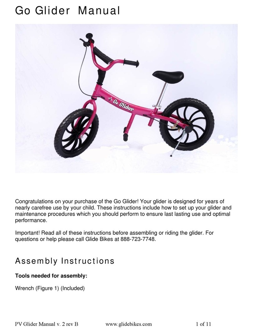 Glide Bikes Go Glider Bedienungsanleitung