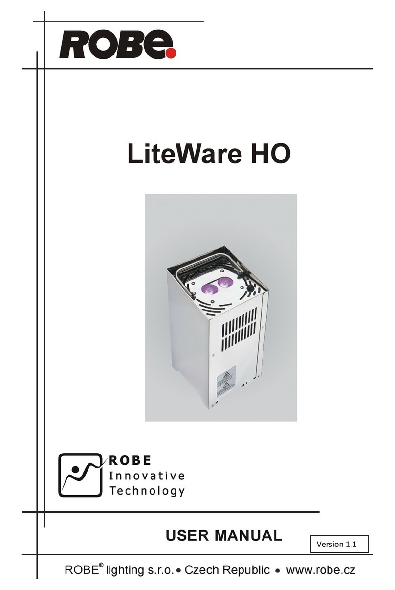 Robe LiteWare HO Bedienungsanleitung Robe LiteWare HO Bedienungsanleitung