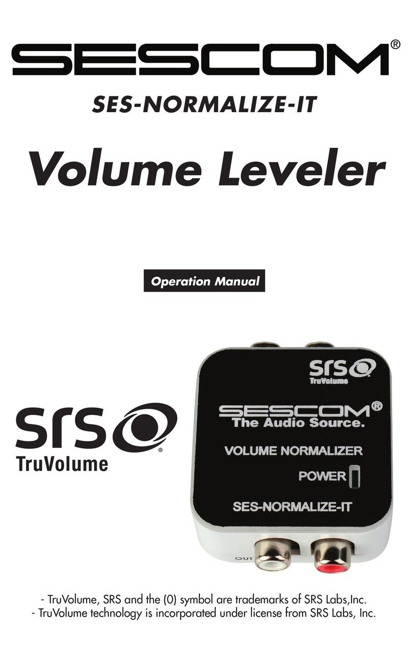 sescom SES-NORMALIZE-IT Bedienungsanleitung sescom SES-NORMALIZE-IT Bedienungsanleitung
