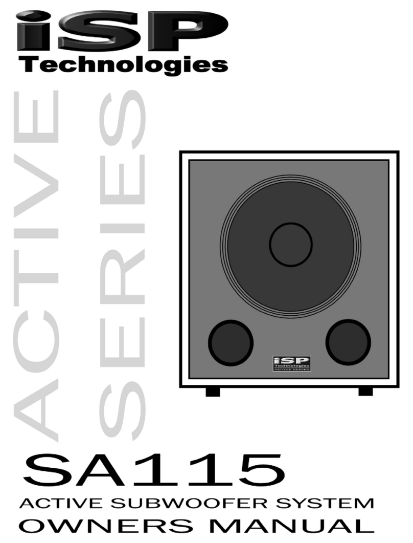 iSP Technologies SA115 Bedienungsanleitung